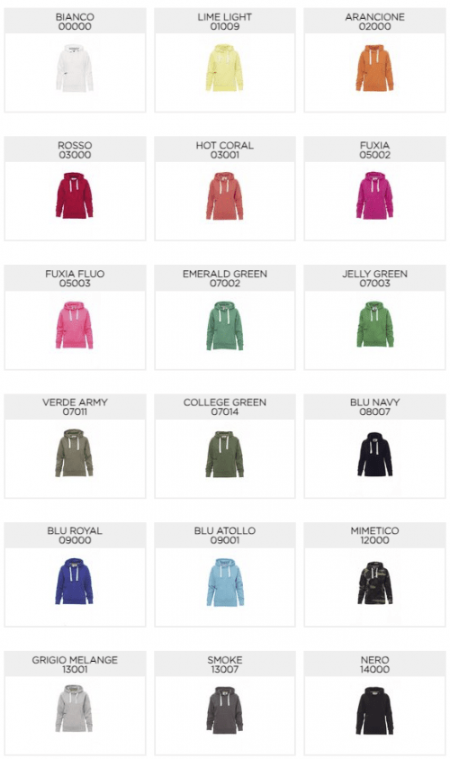 Colori ATLANTA+LADY - Payperwear
