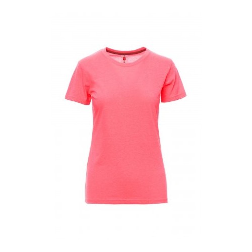 T-shirt sunset lady fluo